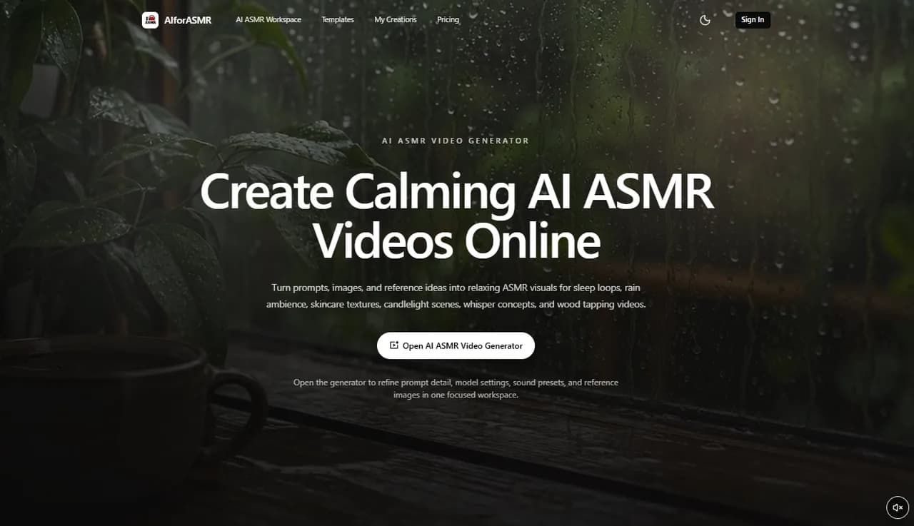aiforasmr Screenshot