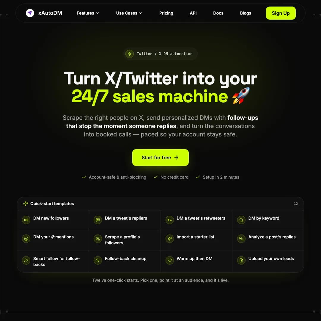 xAutoDM Screenshot