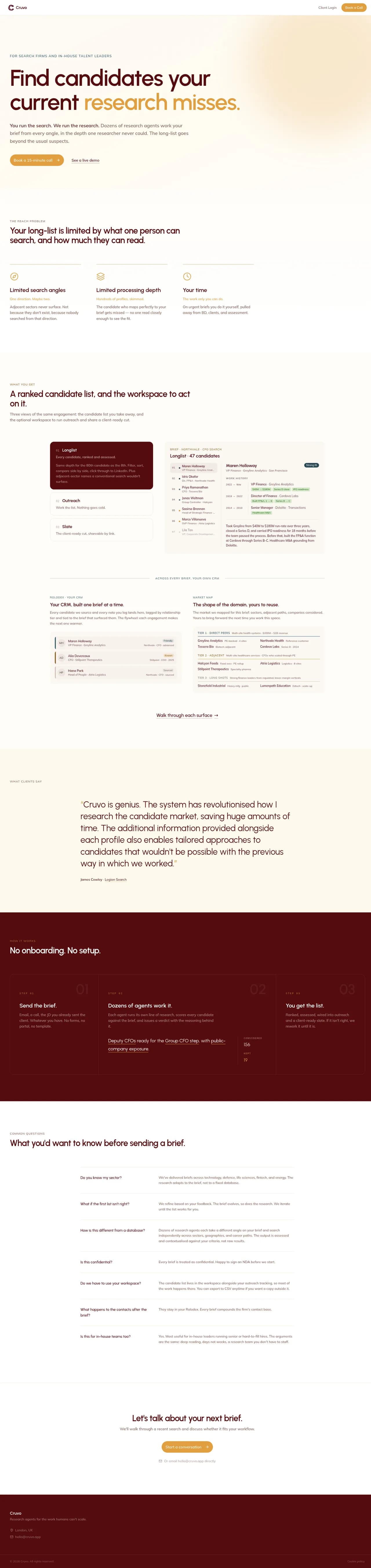 Cruvo Screenshot