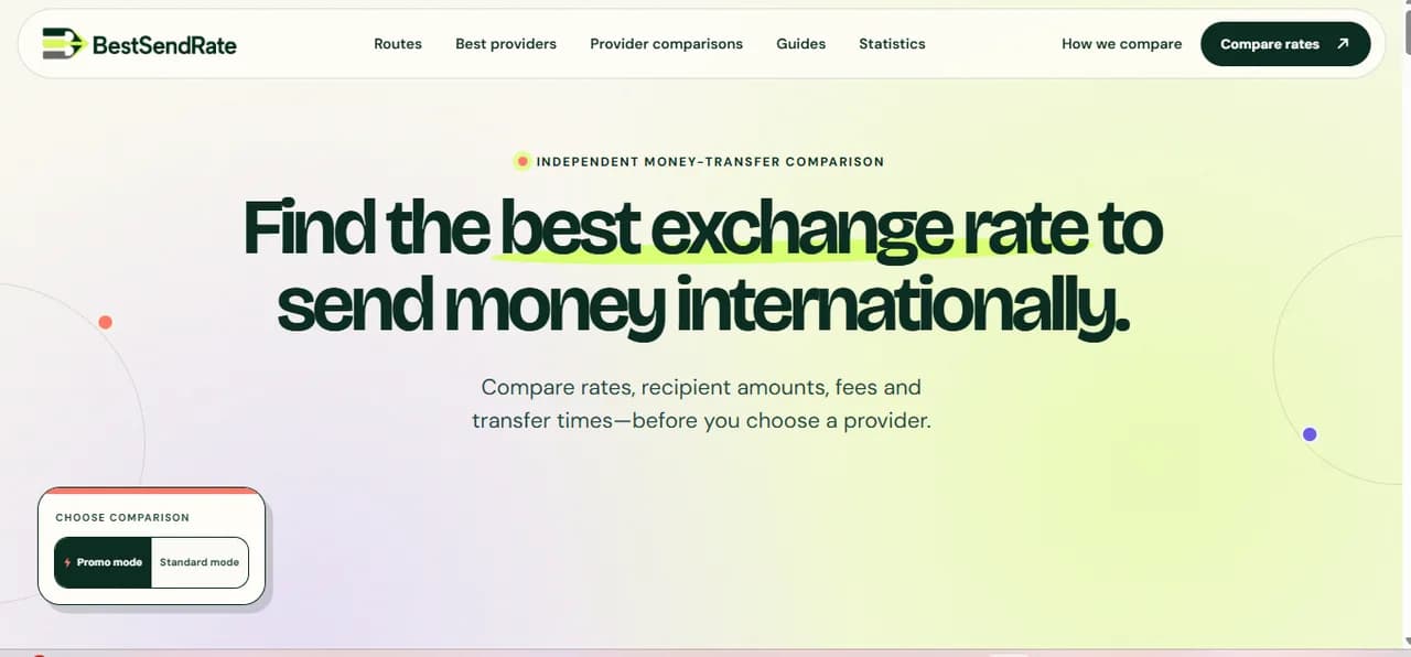 BestSendRate Screenshot
