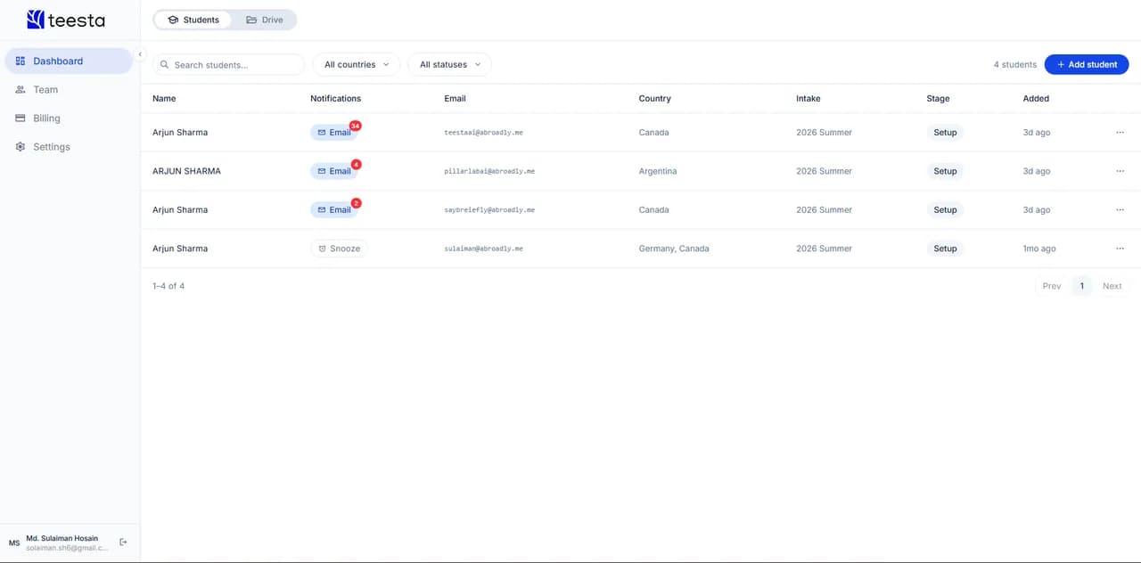 TeestaAI Screenshot