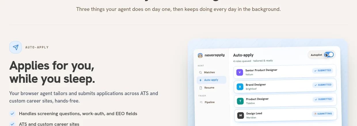 NeverApply Screenshot