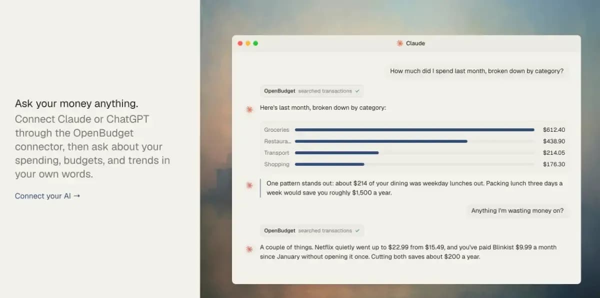 OpenBudget Screenshot