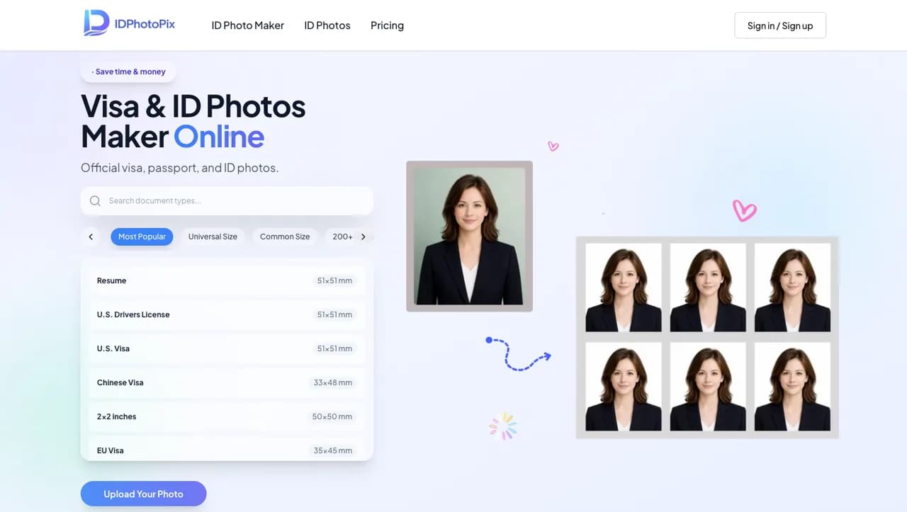 IDPhotoPix Screenshot