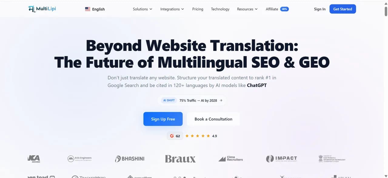 MultiLipi - The Global AI SEO & GEO Hub