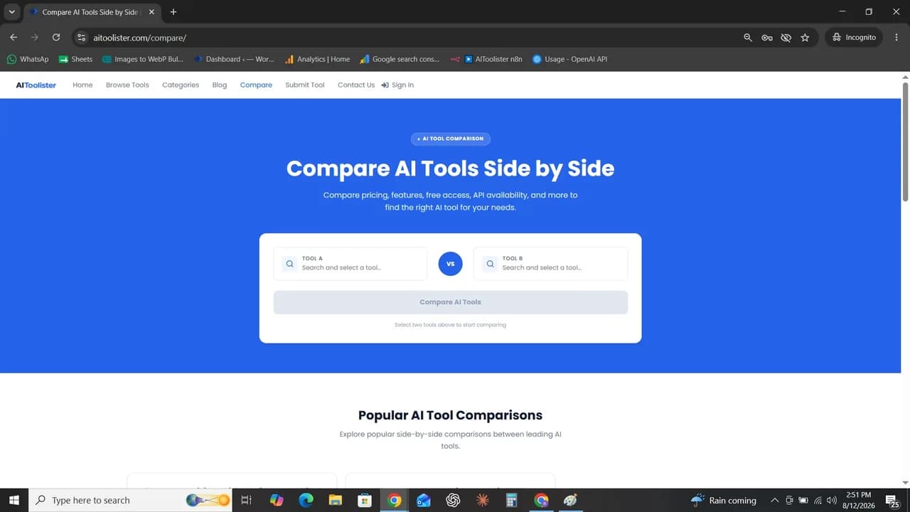 AIToolister Screenshot