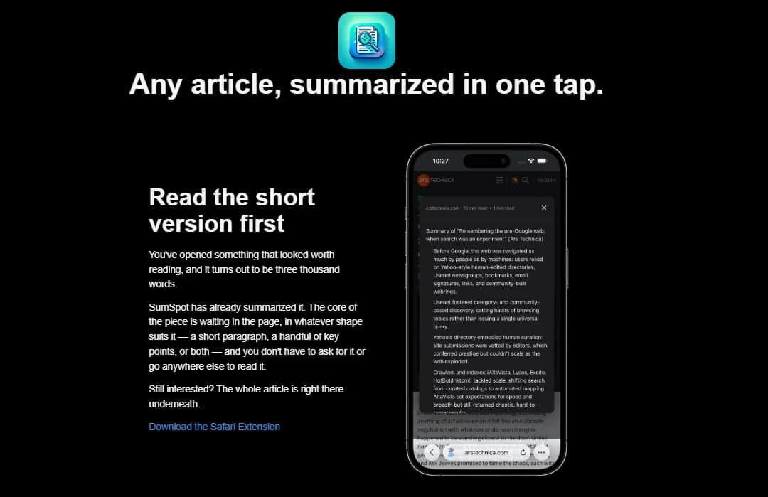 SumSpot Screenshot