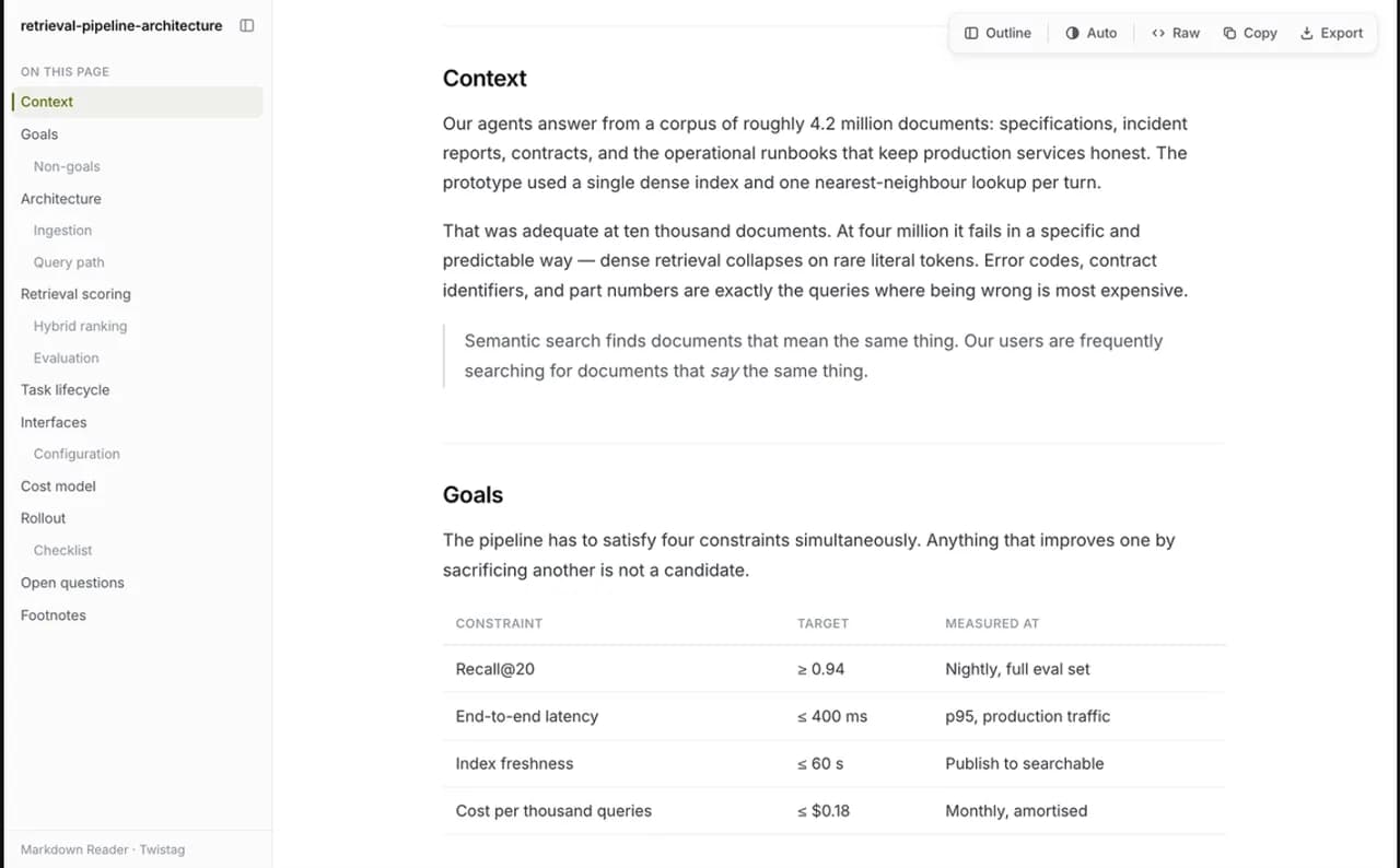Markdownreader Screenshot