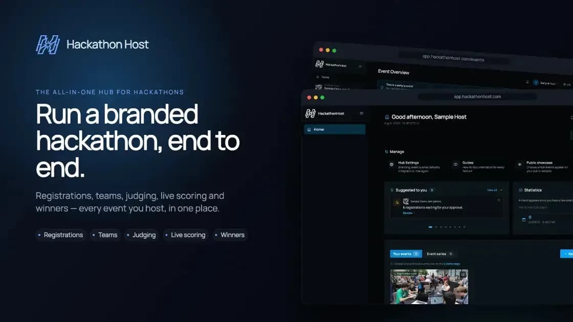 HackathonHost Screenshot