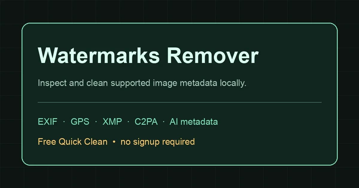 Watermarks Remover