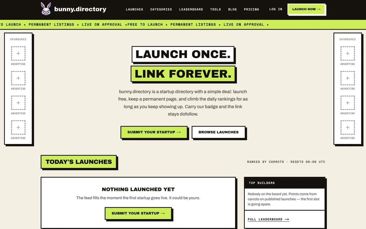 Bunny Directory Screenshot