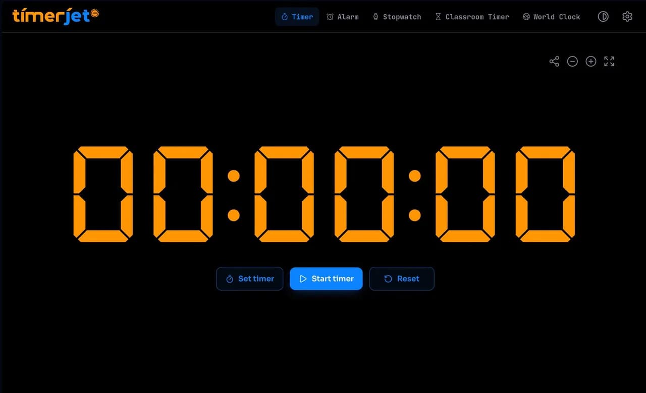 TimerJet Screenshot