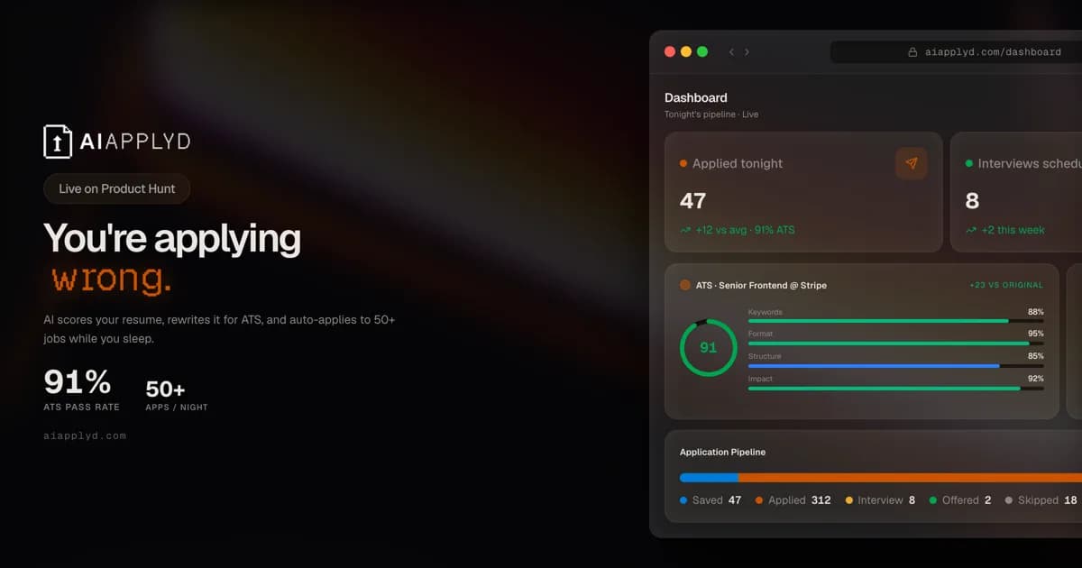 AI Applyd Screenshot