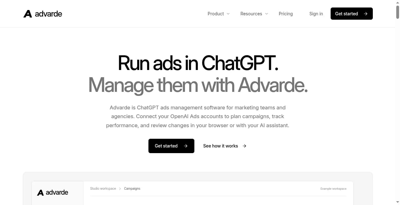 Advarde Screenshot