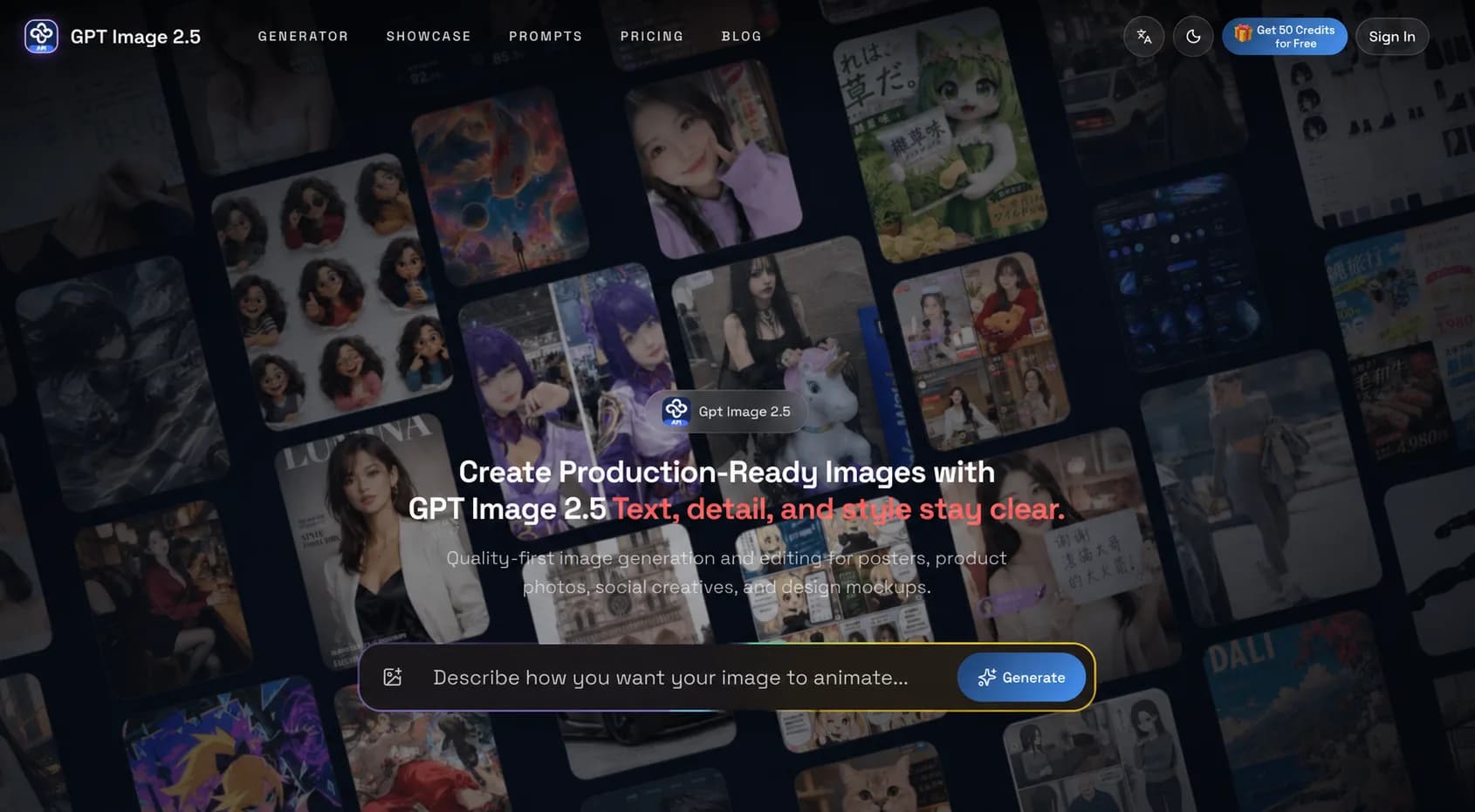 GPT Image 2 API Screenshot