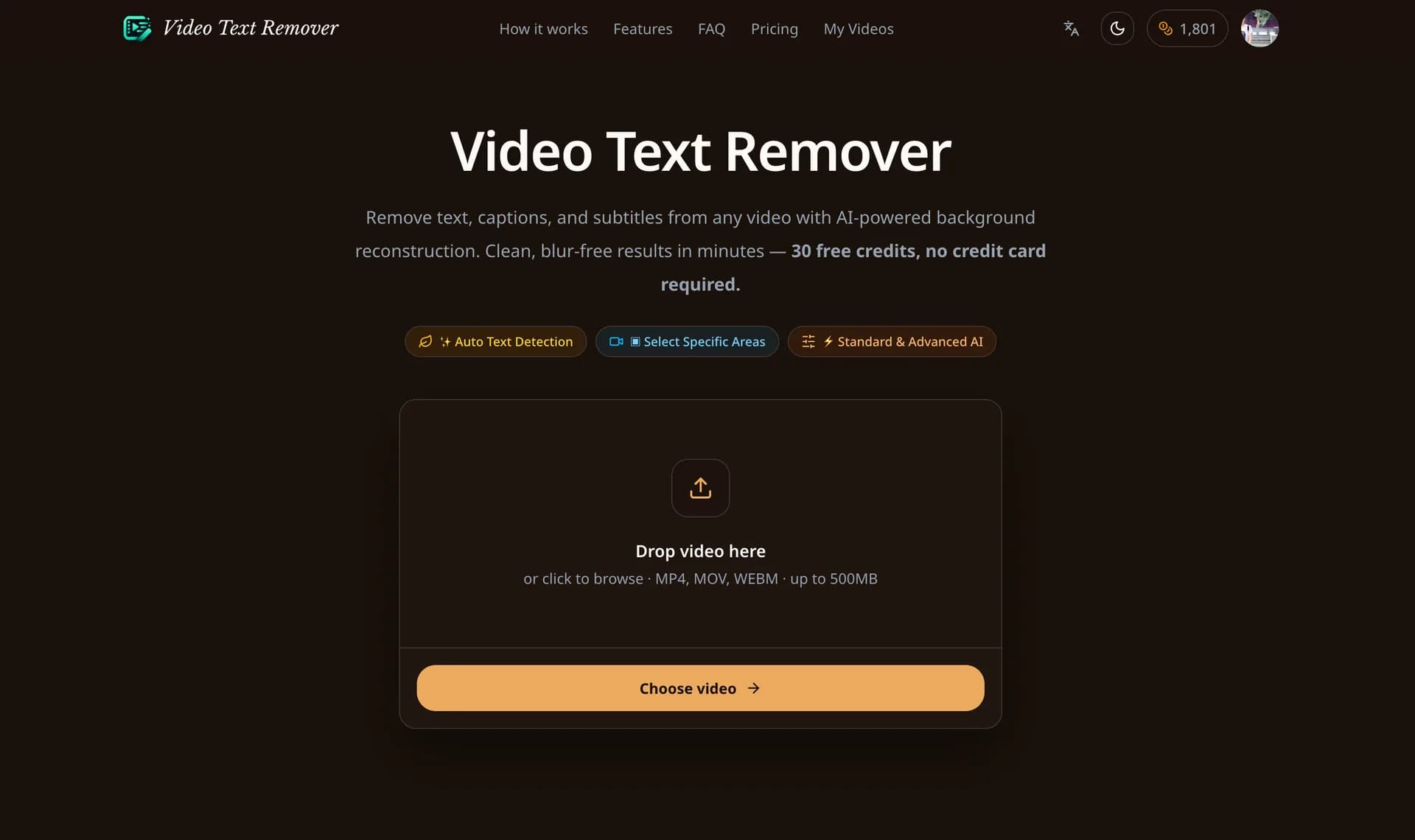 Video Text Remover Screenshot