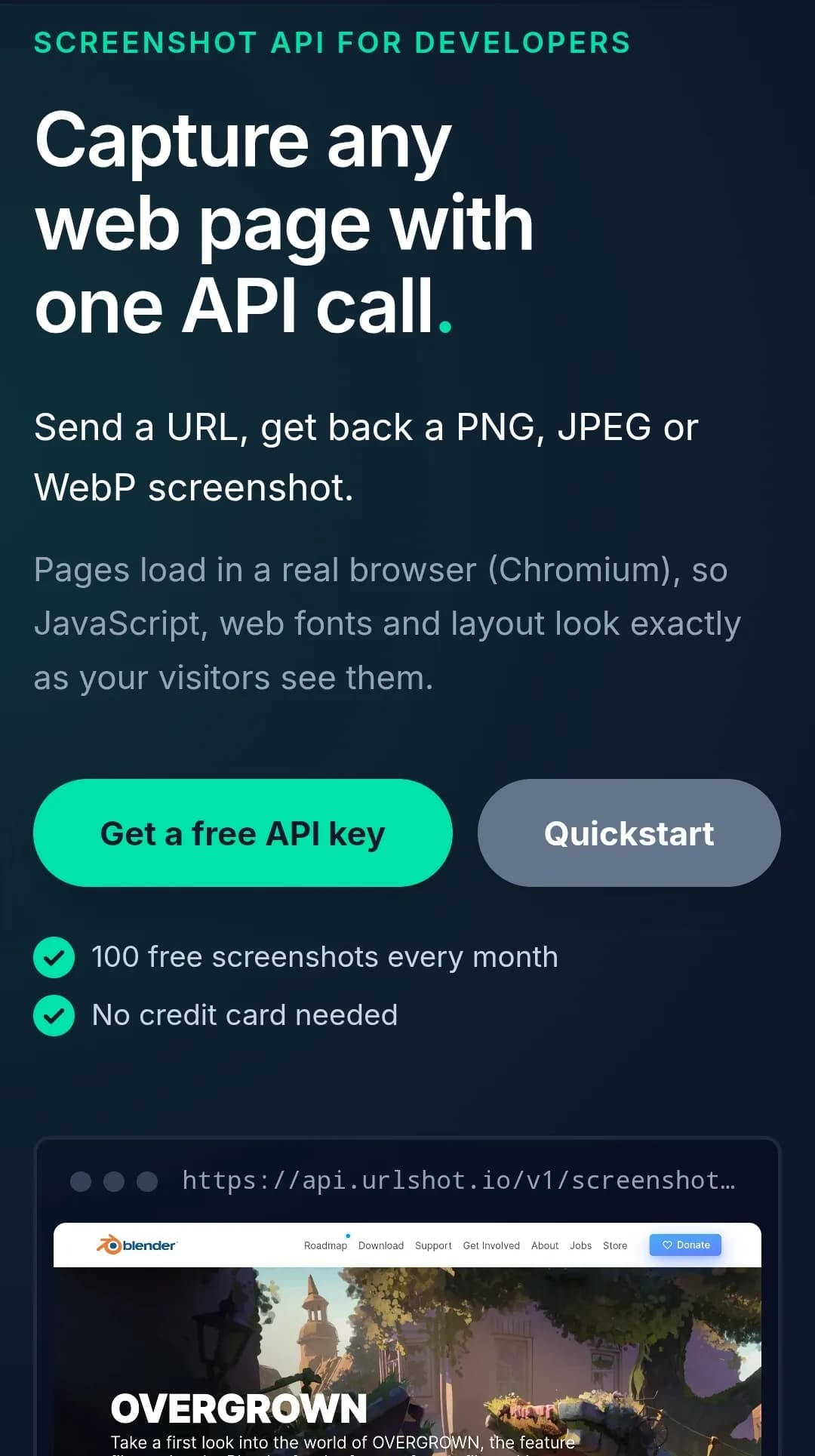 UrlShot Screenshot