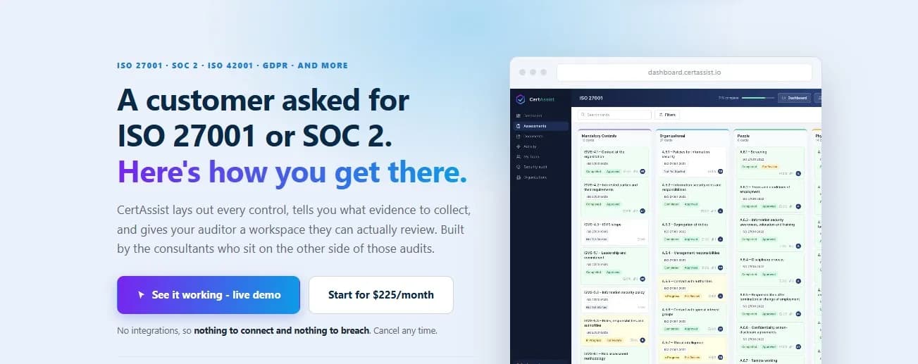 CertAssist Screenshot