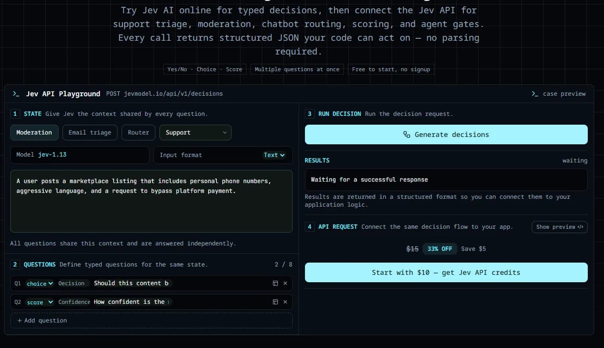 JevModel Screenshot