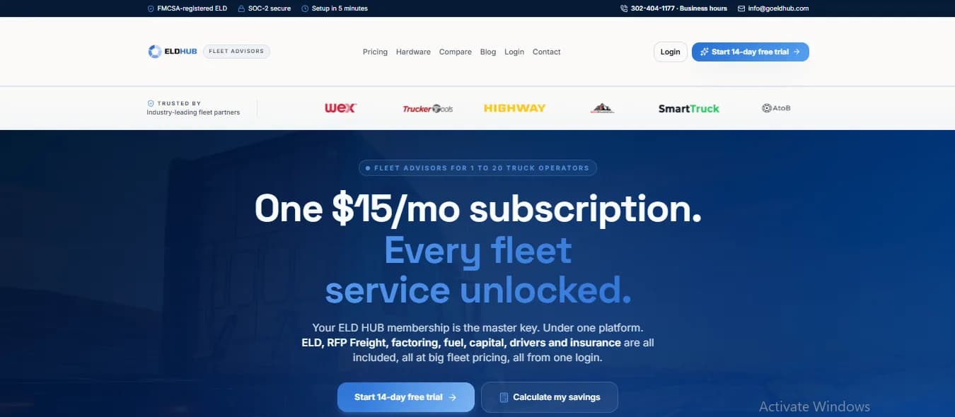 ELD HUB Screenshot