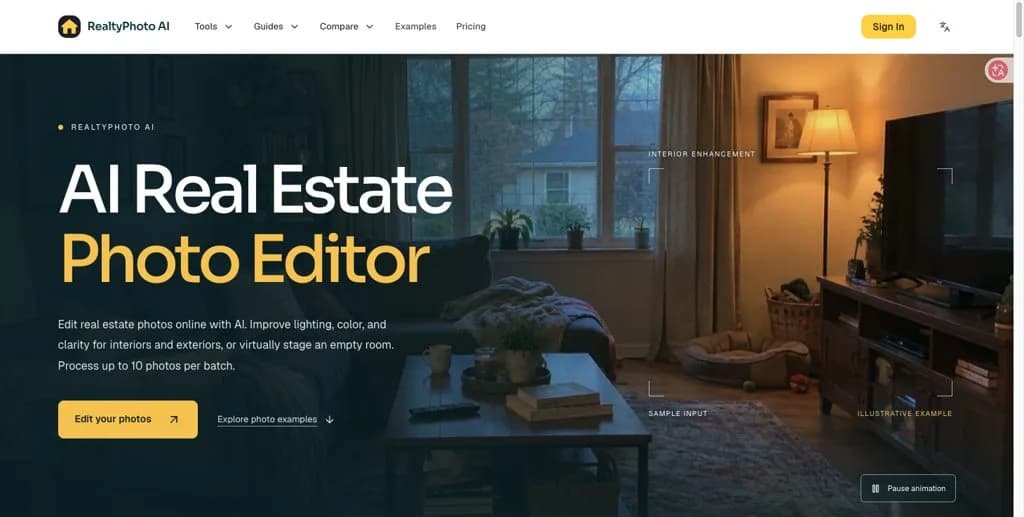 RealtyPhoto AI Screenshot