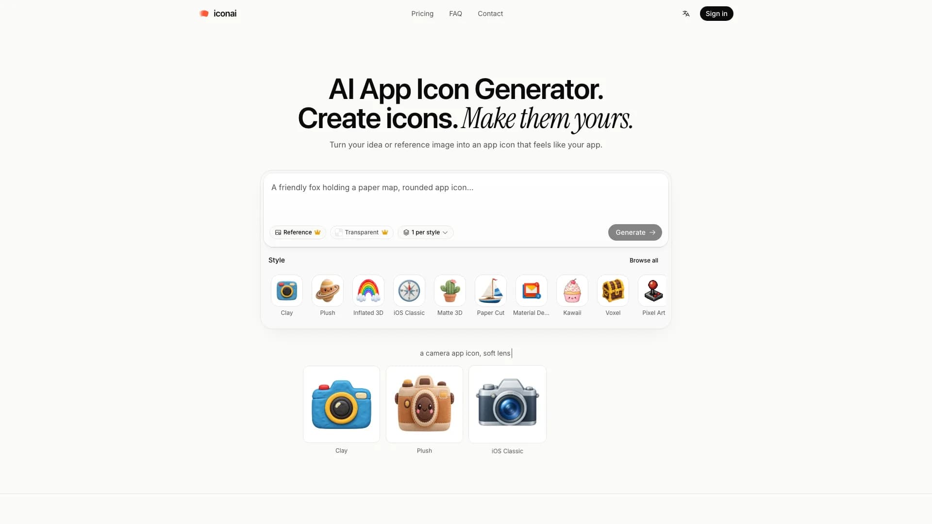 IconAI.art Screenshot