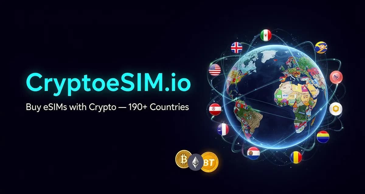 CryptoeSIM Screenshot