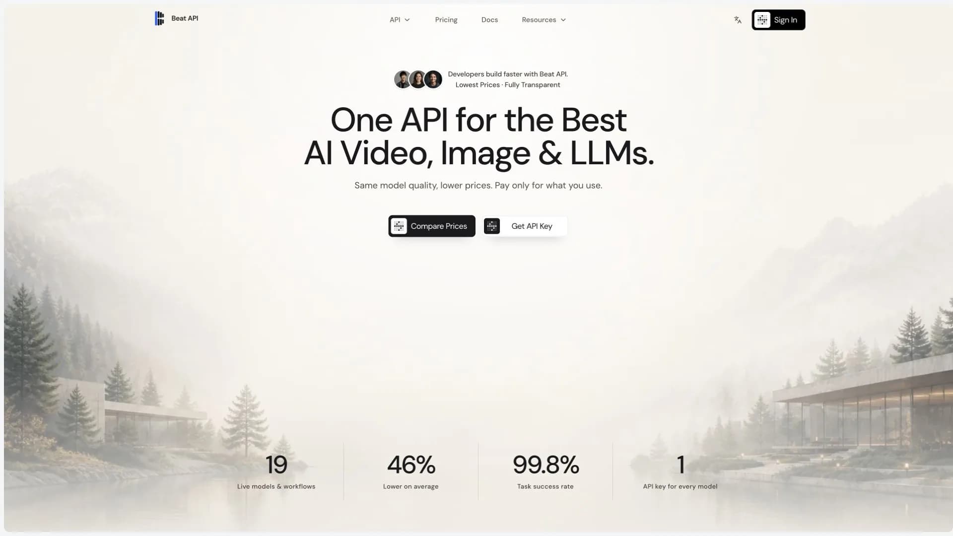 Beat API Screenshot