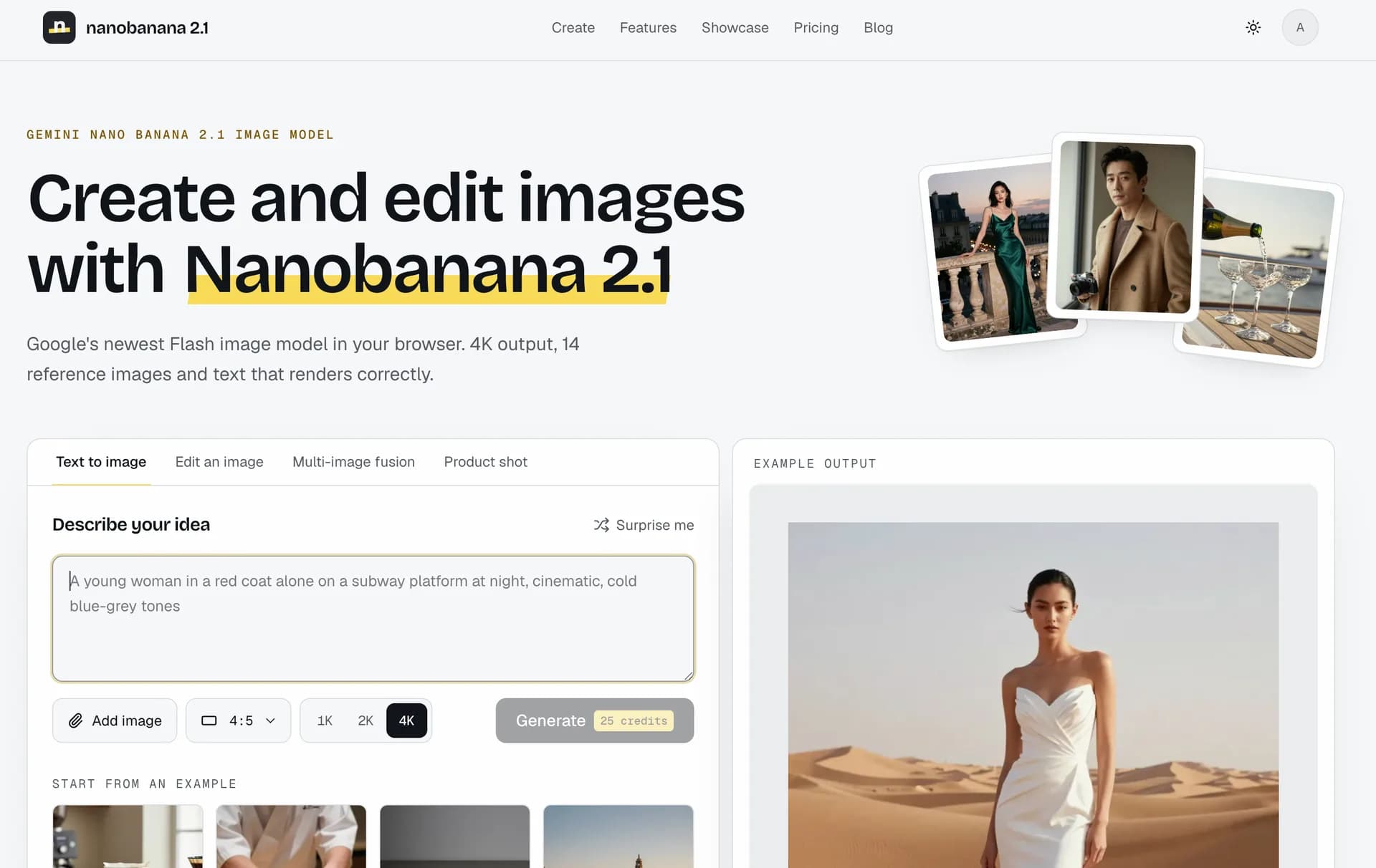 Nano Banana 2.1 Screenshot