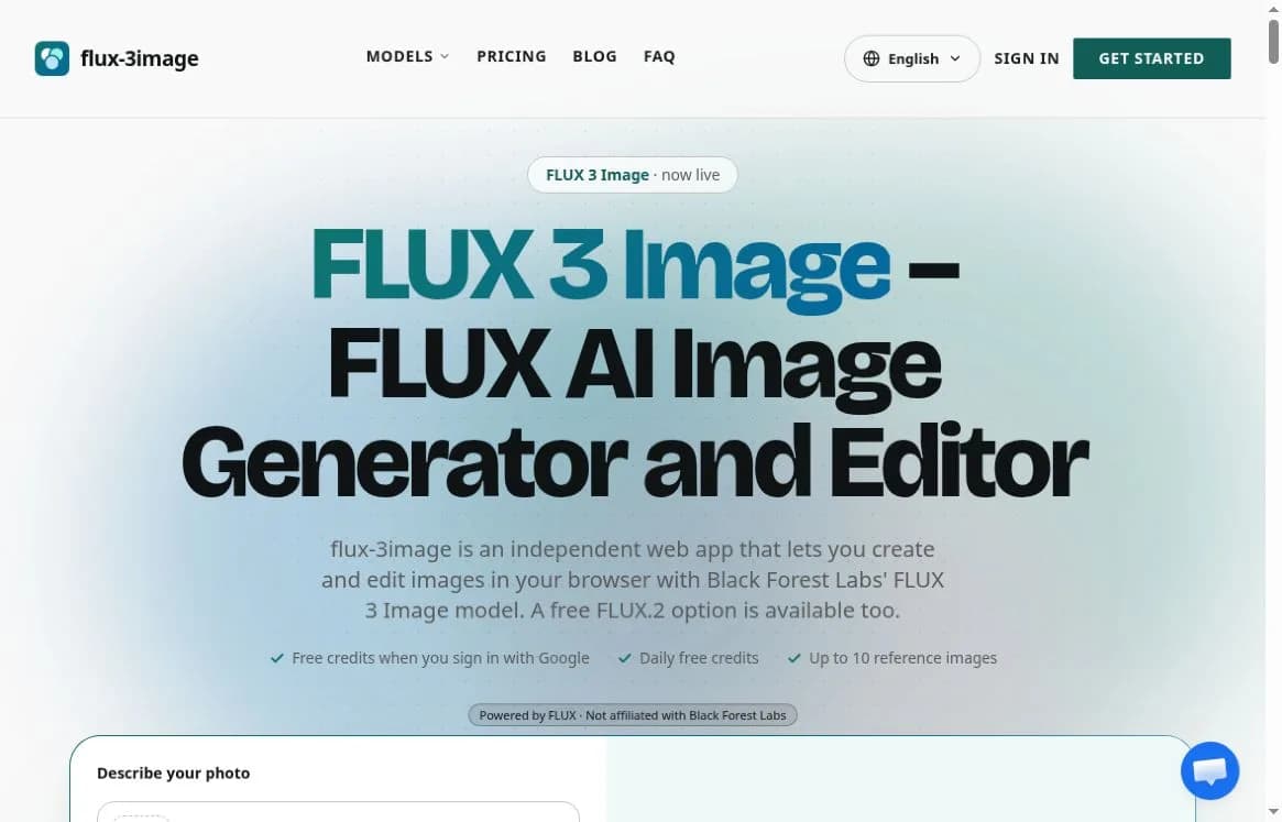FLUX 3 Image Screenshot