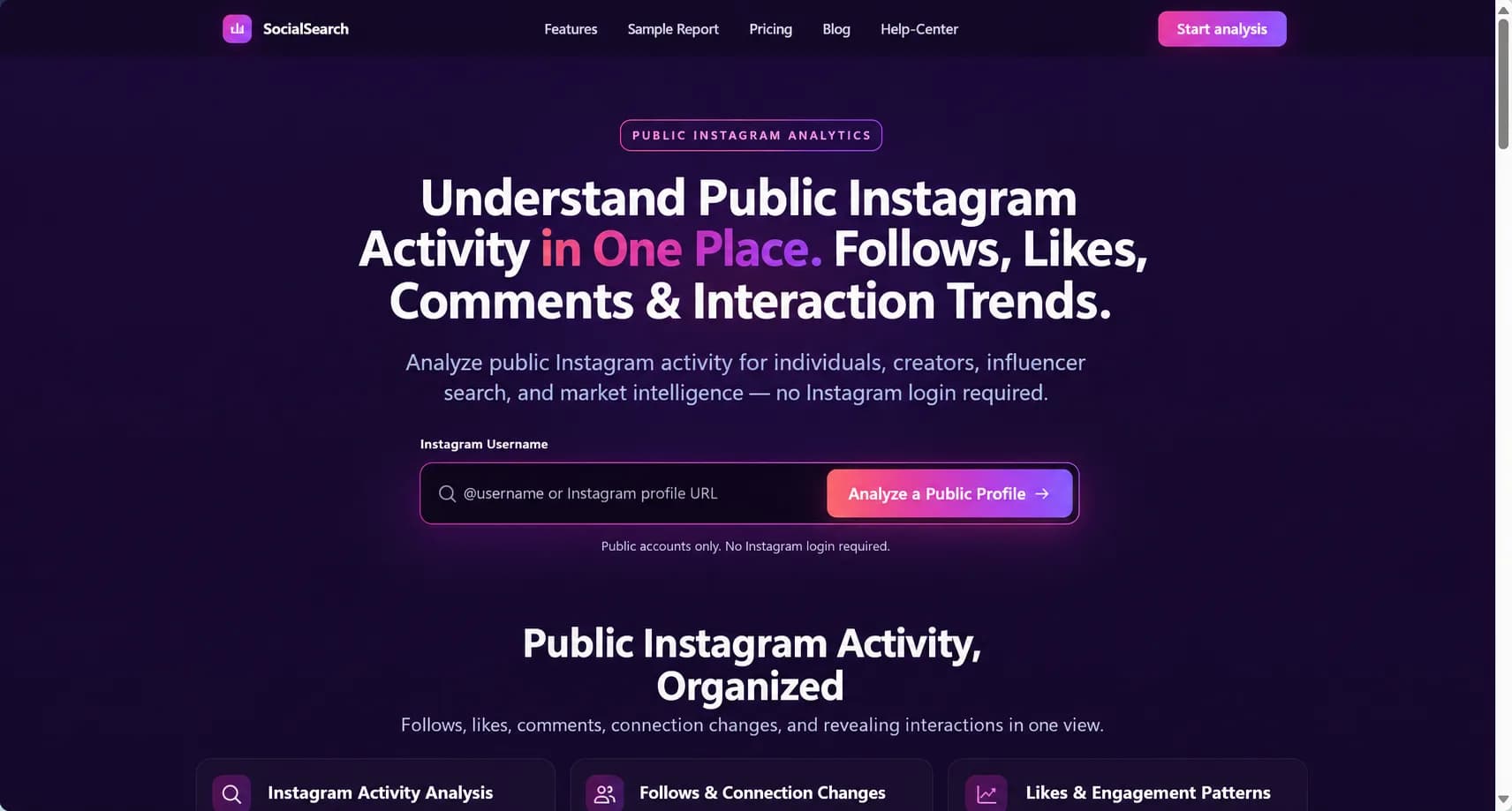 SocialSleuth Screenshot