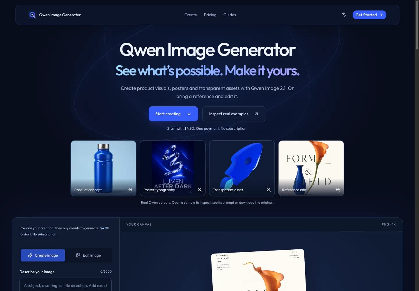 Qwen Image Generator Screenshot