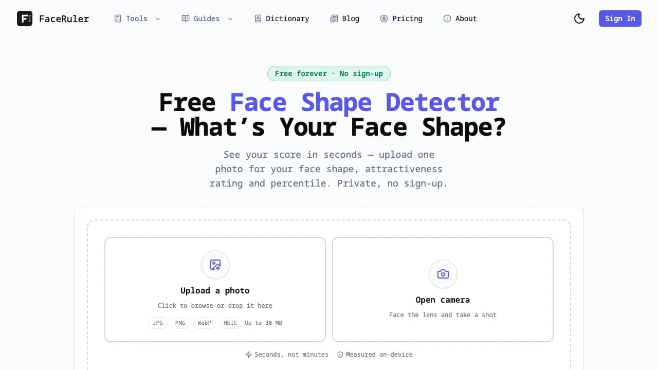 FaceRuler Screenshot
