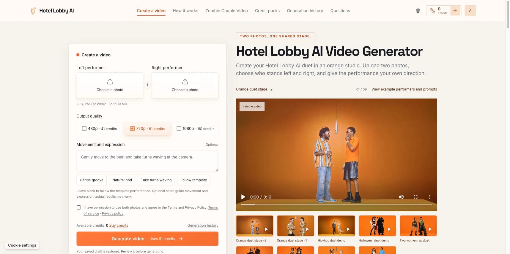 Hotel Lobby AI Screenshot