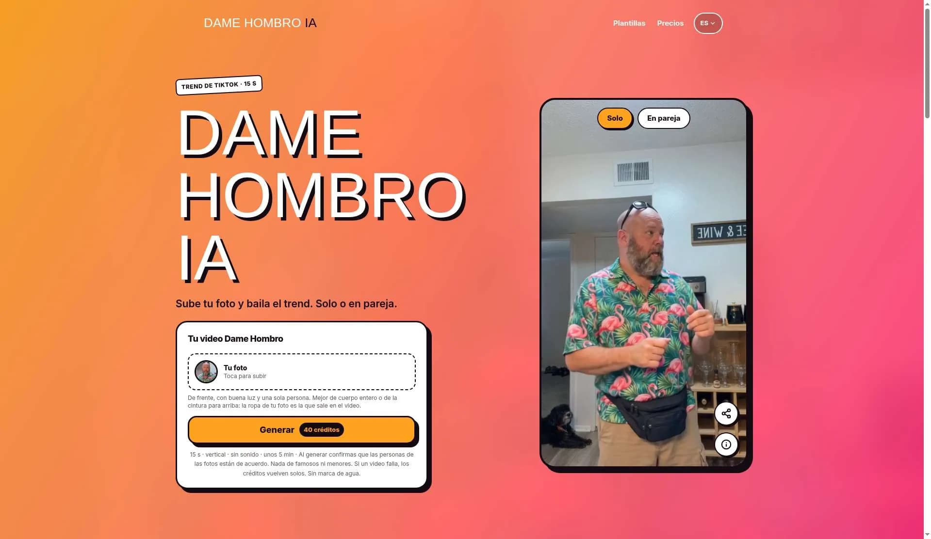 Dame Hombro IA Screenshot