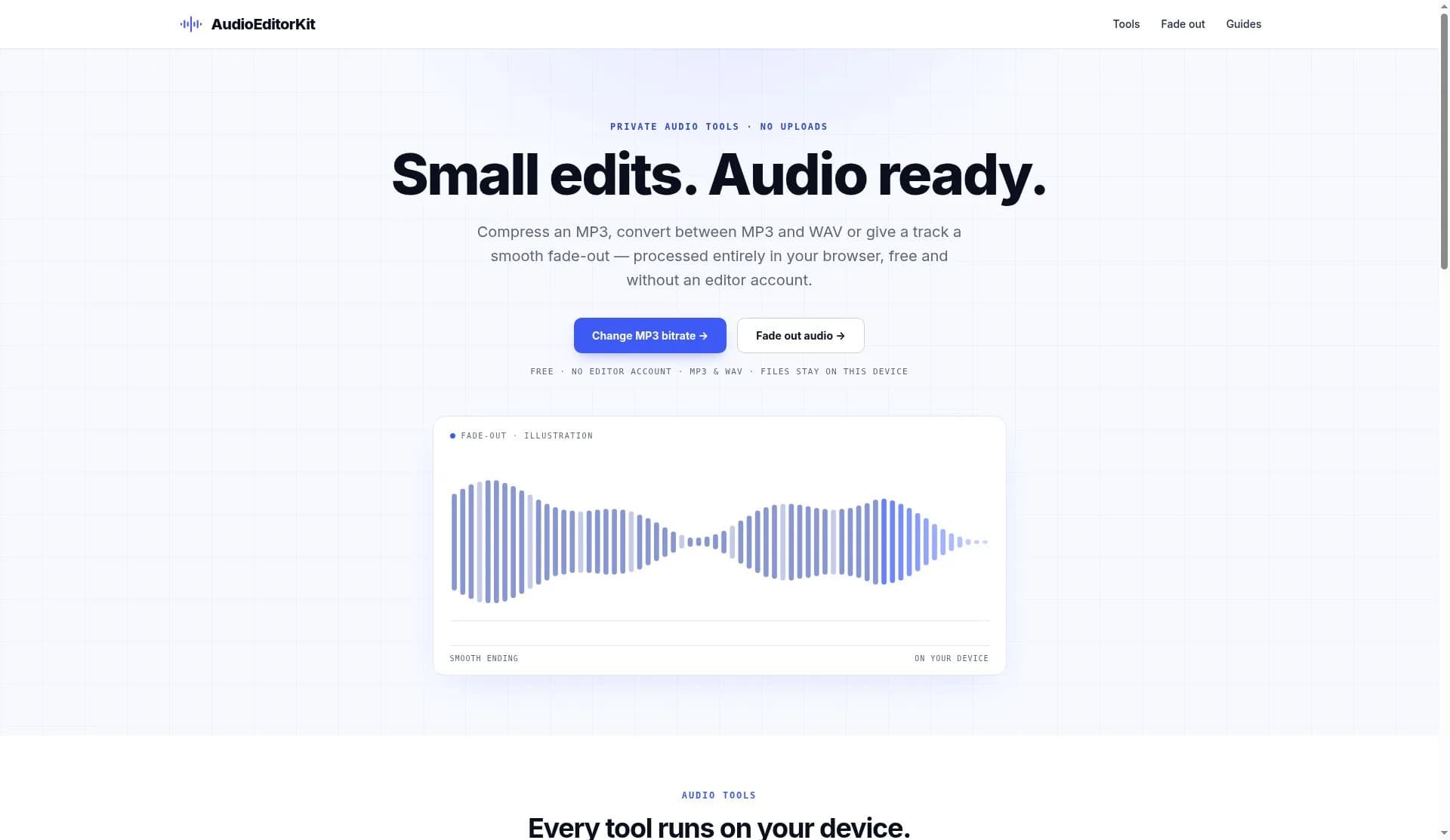 AudioEditorKit Screenshot