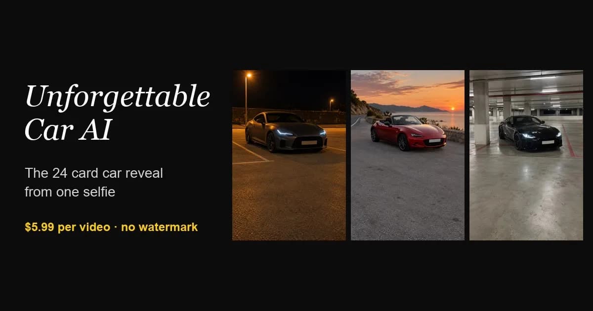 Unforgettable Car AI Screenshot