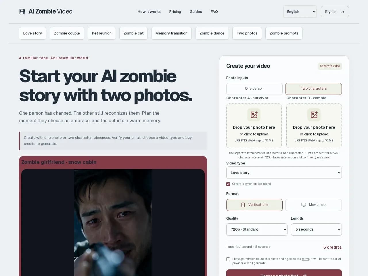 AI Zombie Video Screenshot