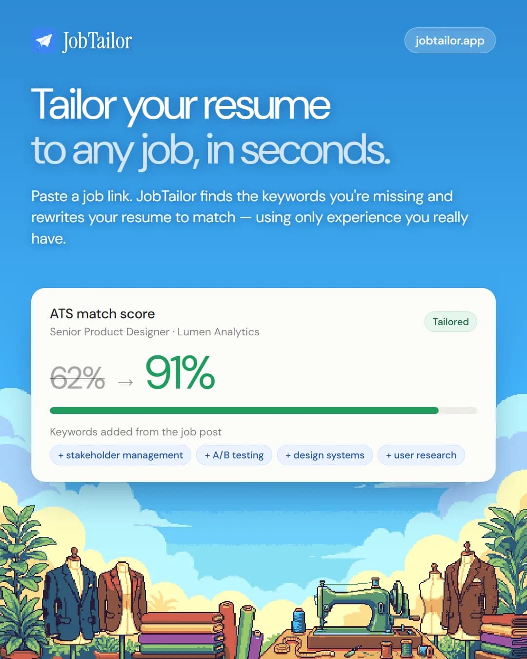 JobTailor Screenshot