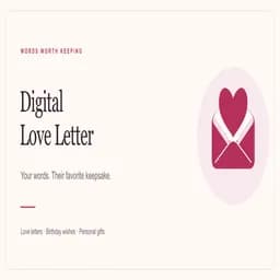Digital Love Letter Logo