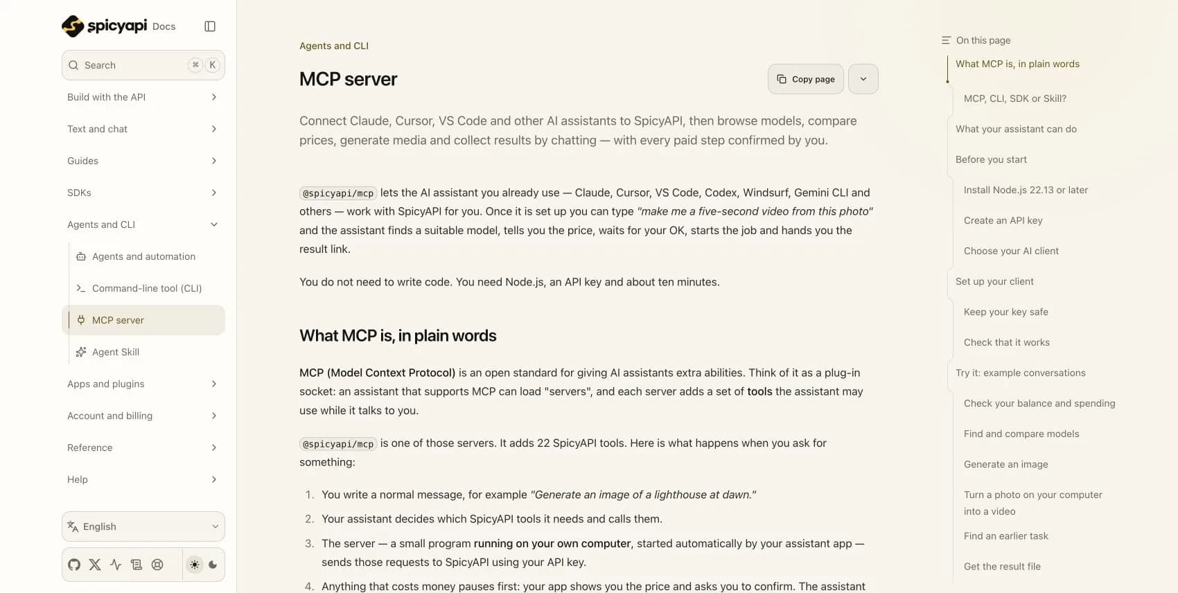 SpicyAPI Screenshot