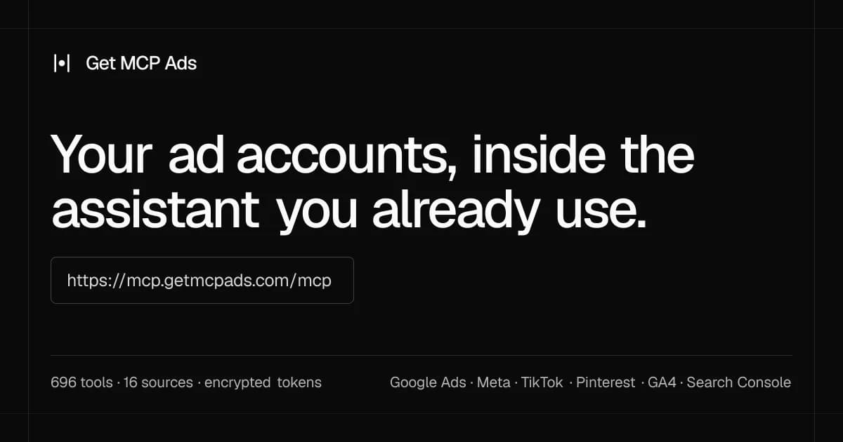 Get MCP Ads Screenshot