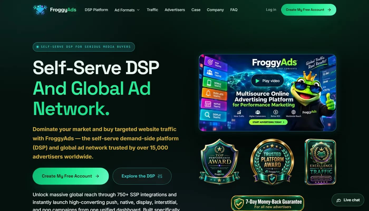 FroggyAds Screenshot