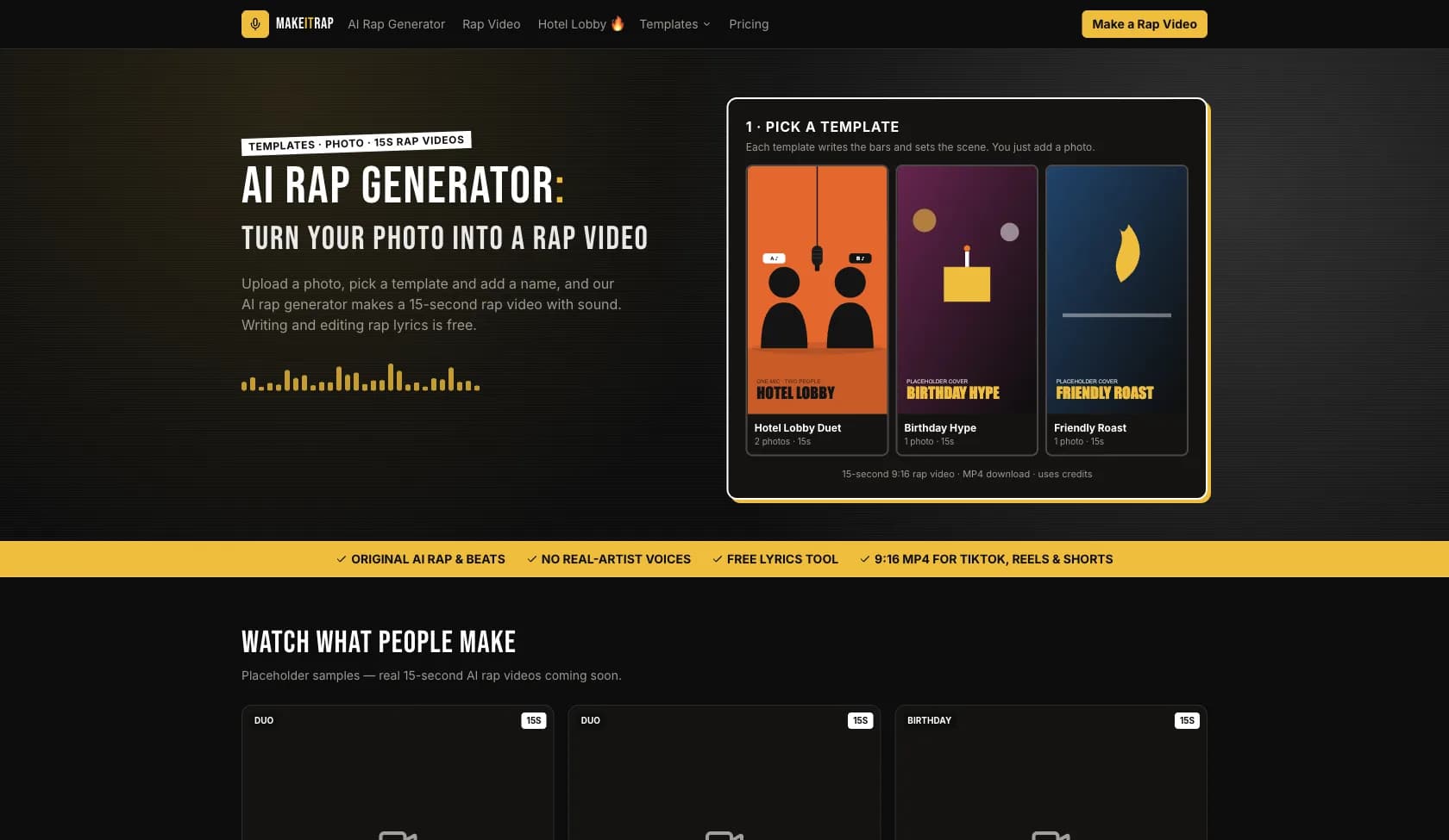 MakeItRap Screenshot
