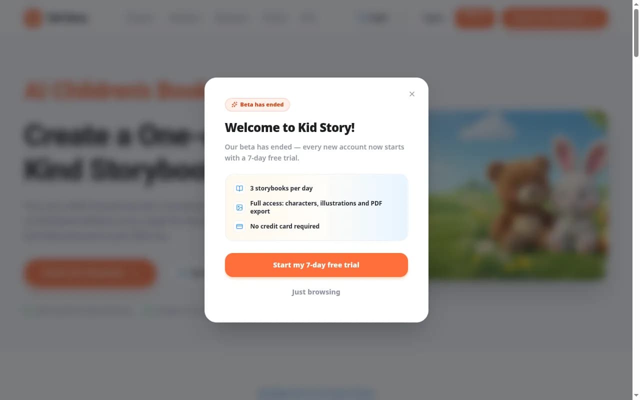 Kid Story Screenshot