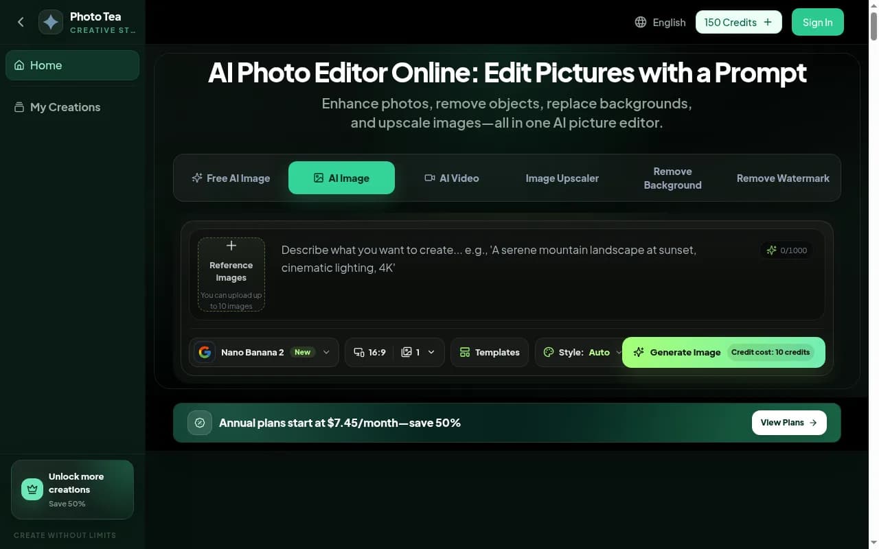 Photo Tea Screenshot