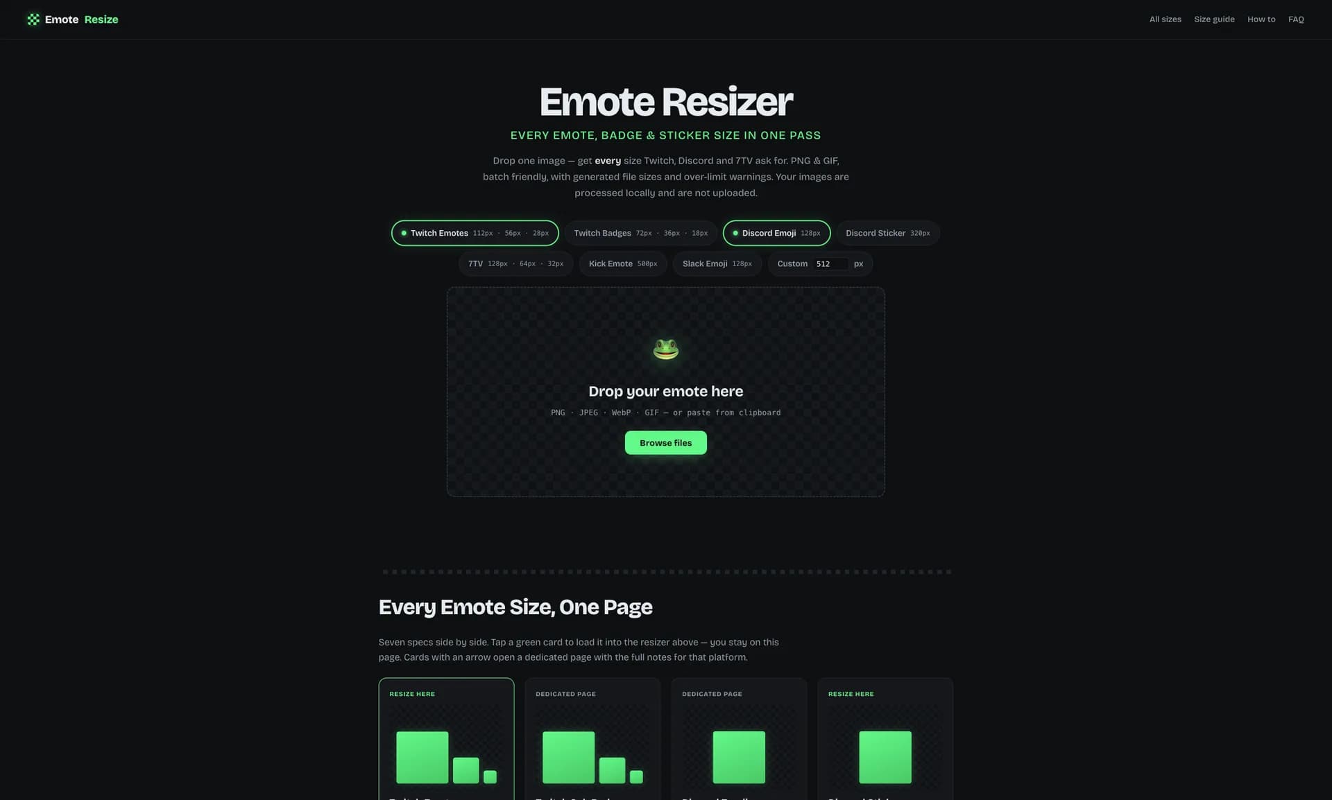 Emote Resizer Screenshot