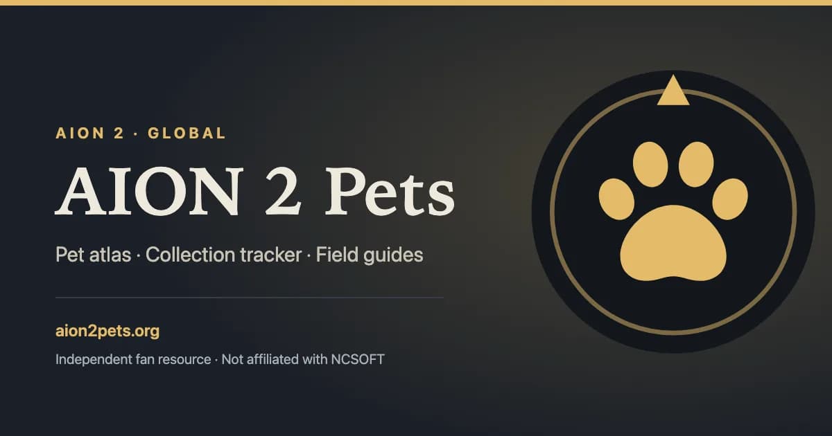 AION 2 Pets Screenshot