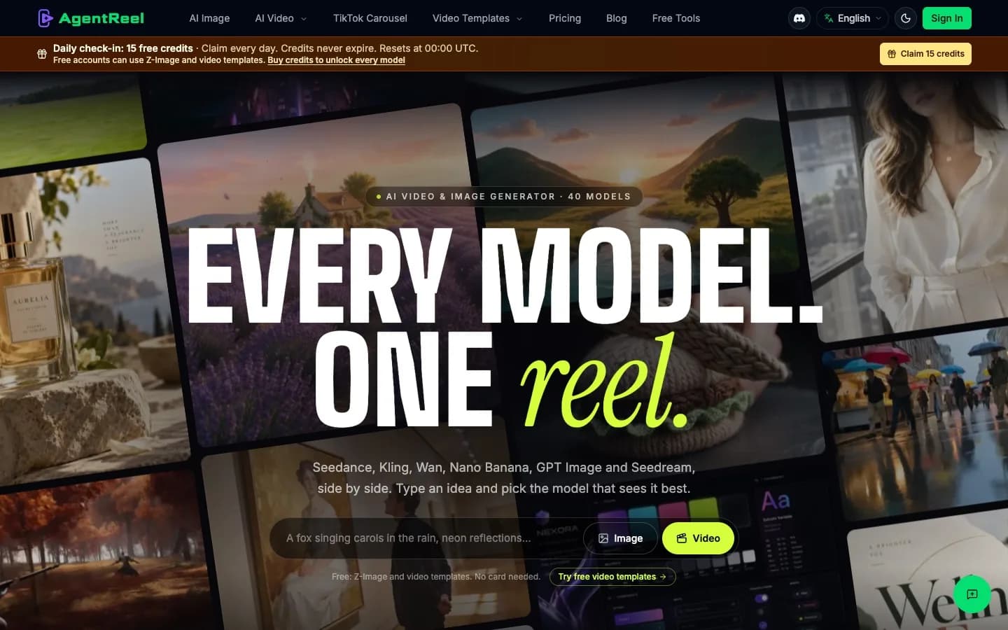 AgentReel Screenshot